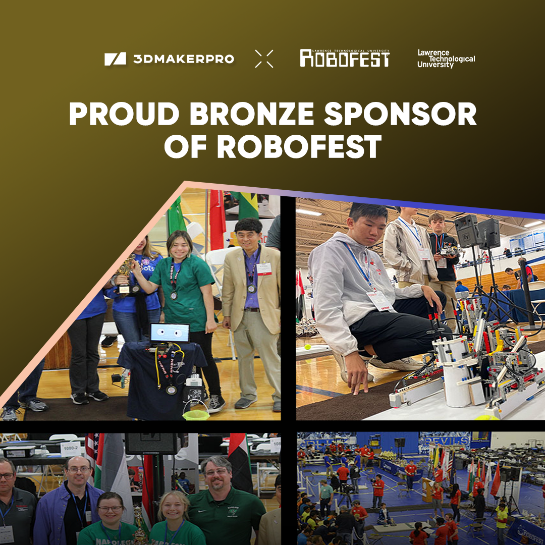 Empowering Future Innovators: 3DMakerpro Sponsors Robofest at Lawrence Technological University