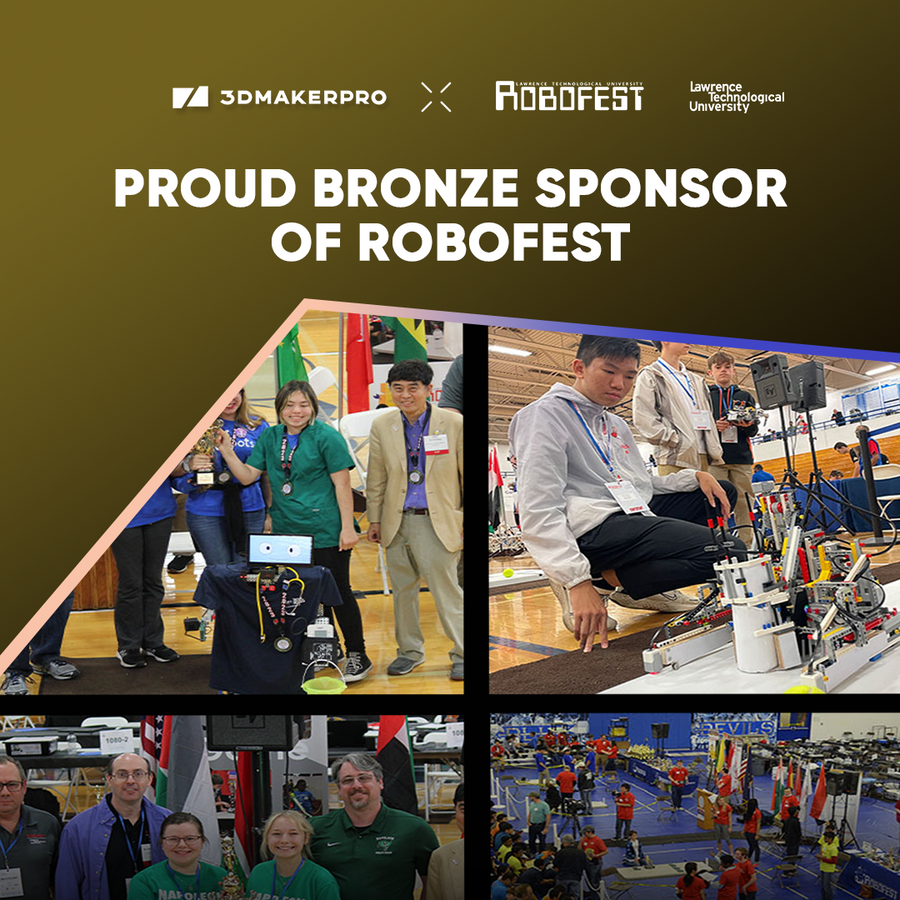 Empowering Future Innovators: 3DMakerpro Sponsors Robofest at Lawrence