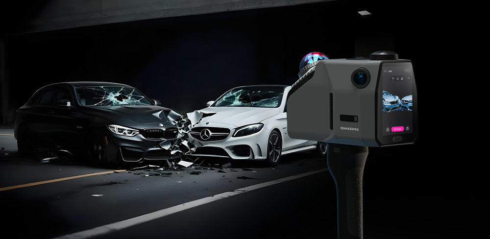 How to Scan a Car Accident Scene with 3DMakerpro Eagle