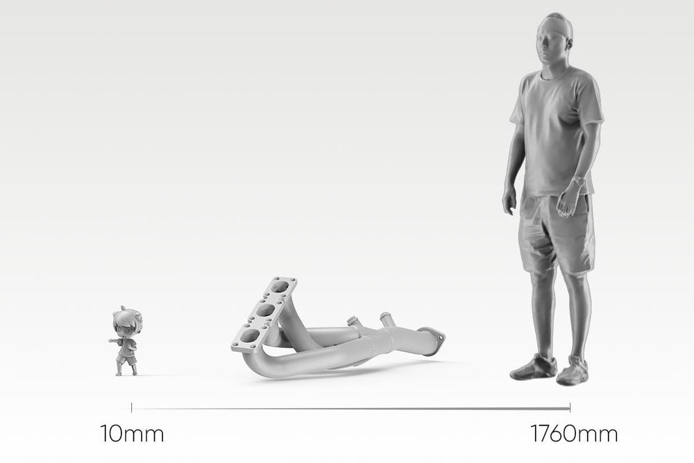 3DMakerpro Turtle 三種模組可掃描的物件尺寸範圍