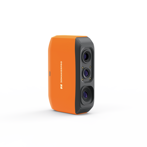 3DMakerpro Fox 3D Scanner in sleek, bright orange. Delivers 0.07mm high accuracy for efficient 3D scanning.