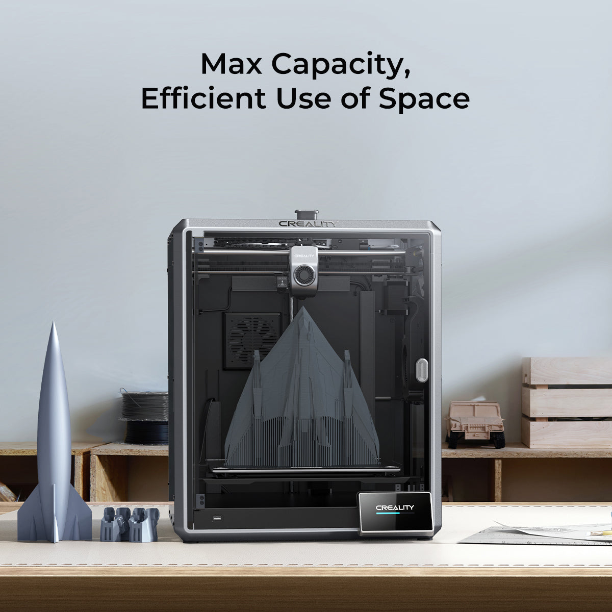 Crealiteit K1 Max AI Snelle 3D-printer