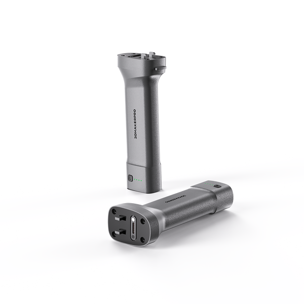 Ergonomic 3DMakerpro Raven battery grip providing 120 minutes of extended power for professional handheld scanning.