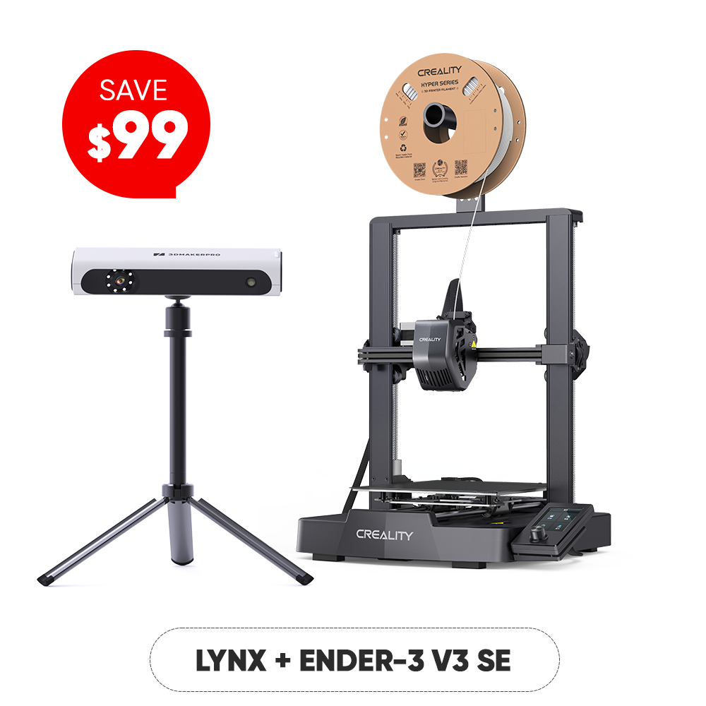 Ender-3 V3 SE 3D Printer + Lynx 3D Scanner Bundle