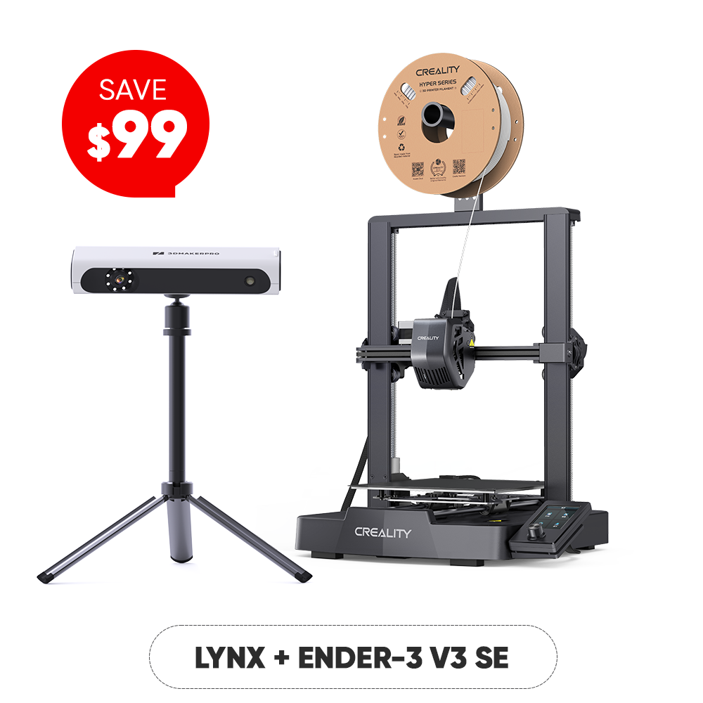 Ender-3 V3 SE 3D tulostin Lynx 3D-skannerin pakkaus