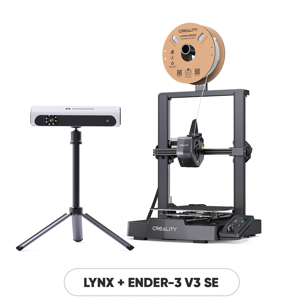 Ender-3 V3 SE 3D Printer + Lynx 3D Scanner Bundle