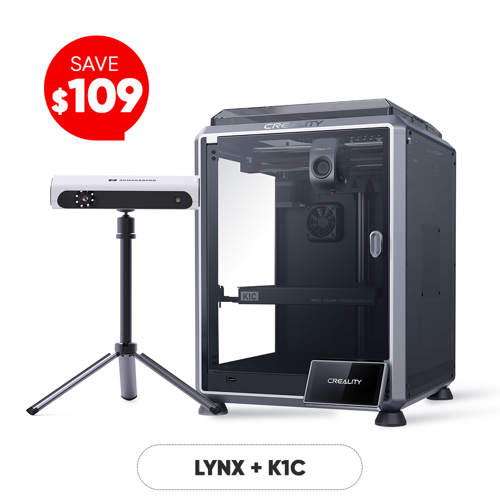 K1C 3D Printer + Lynx 3D Scanner Bundle