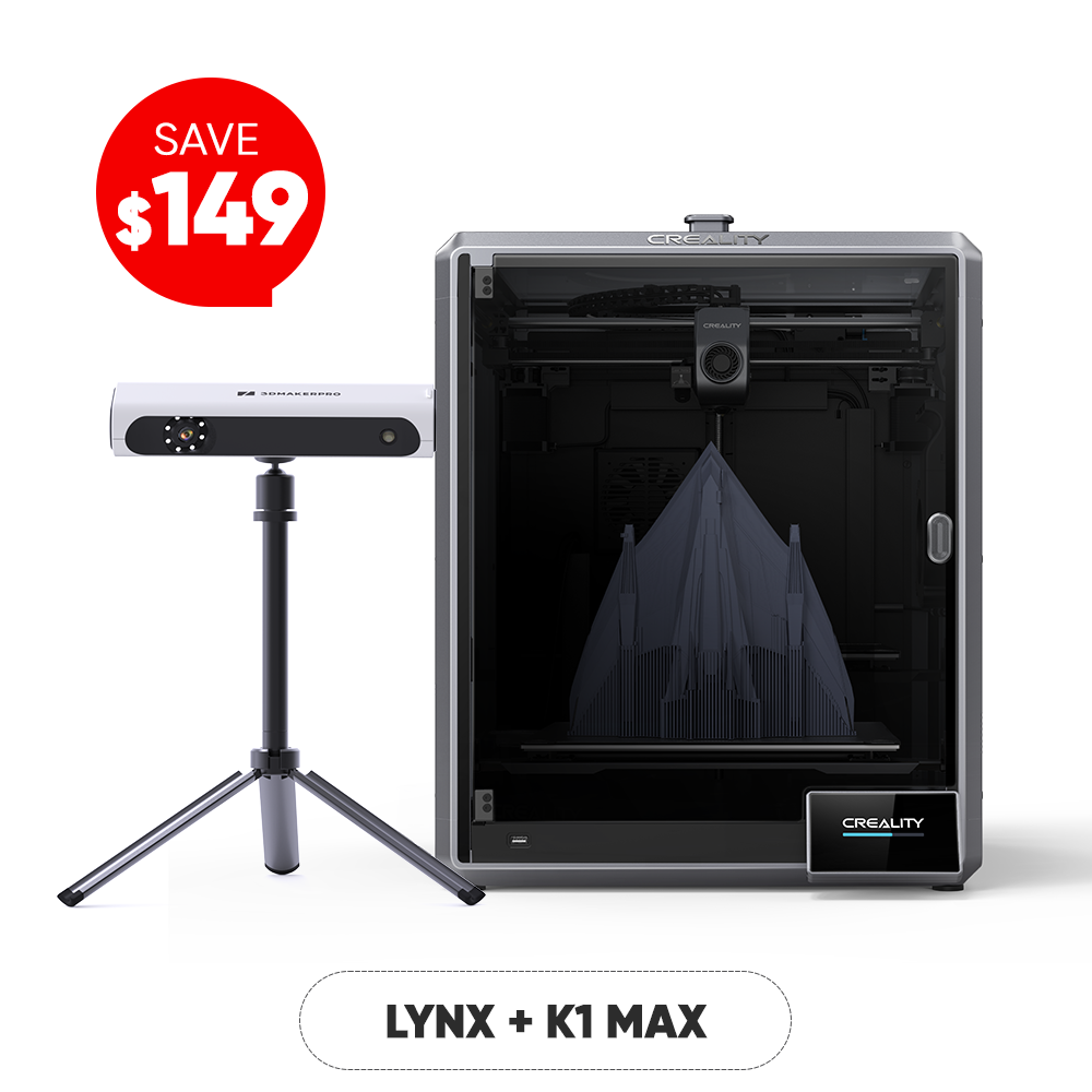 K1 Max 3D Printer + Lynx 3D Scanner Bundle