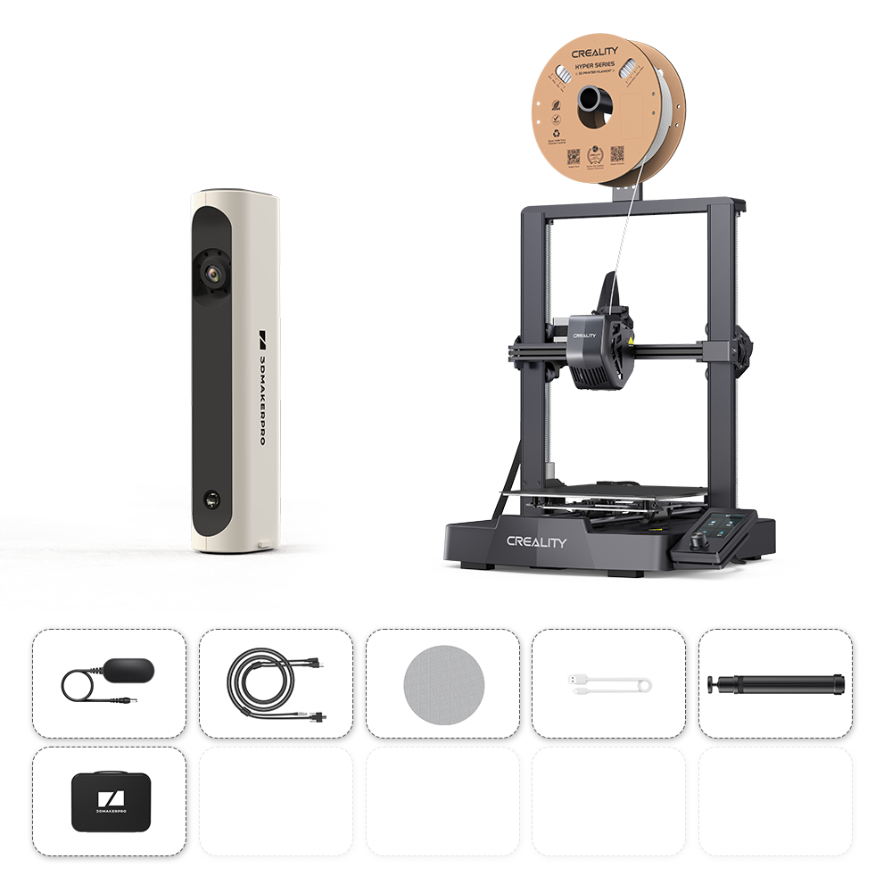 Ender-3 V3 SE 3D Printer + Lynx 3D Scanner Bundle