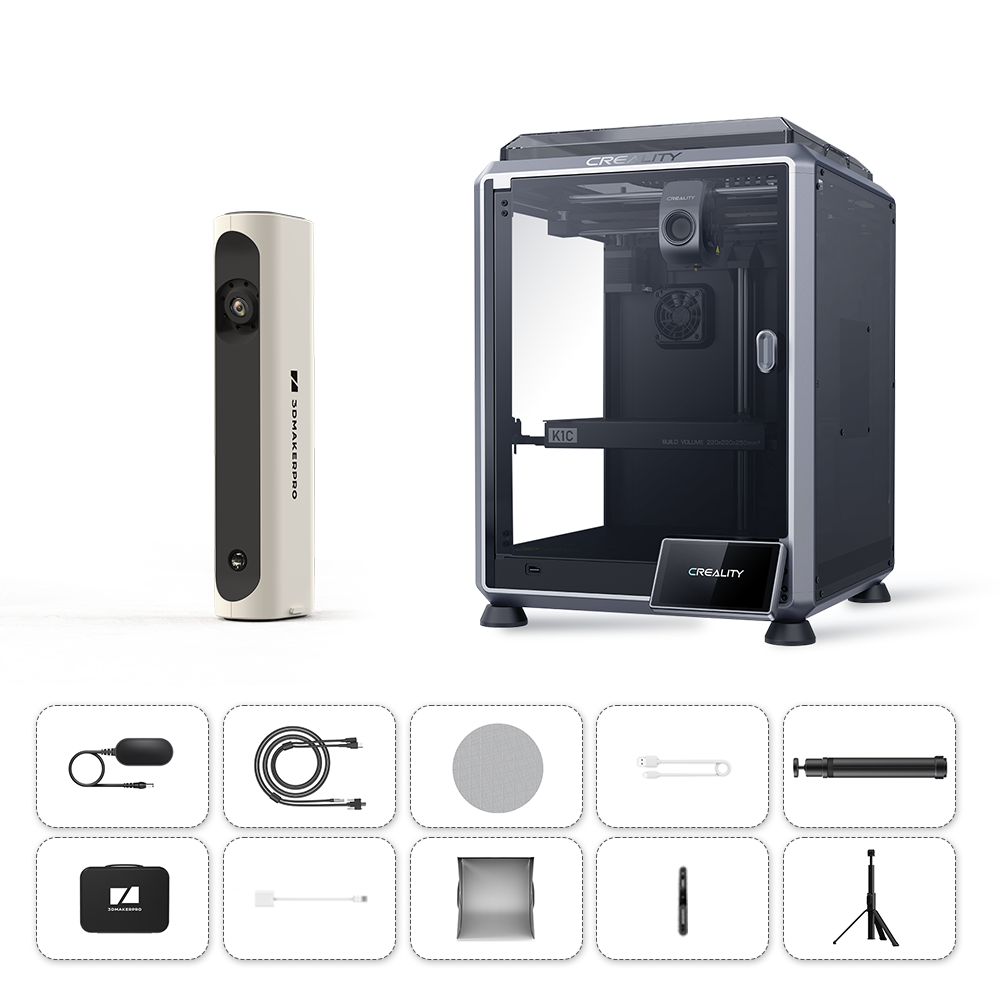Impresora 3D K1C Magic Swift Plus Paquete de escáner 3D
