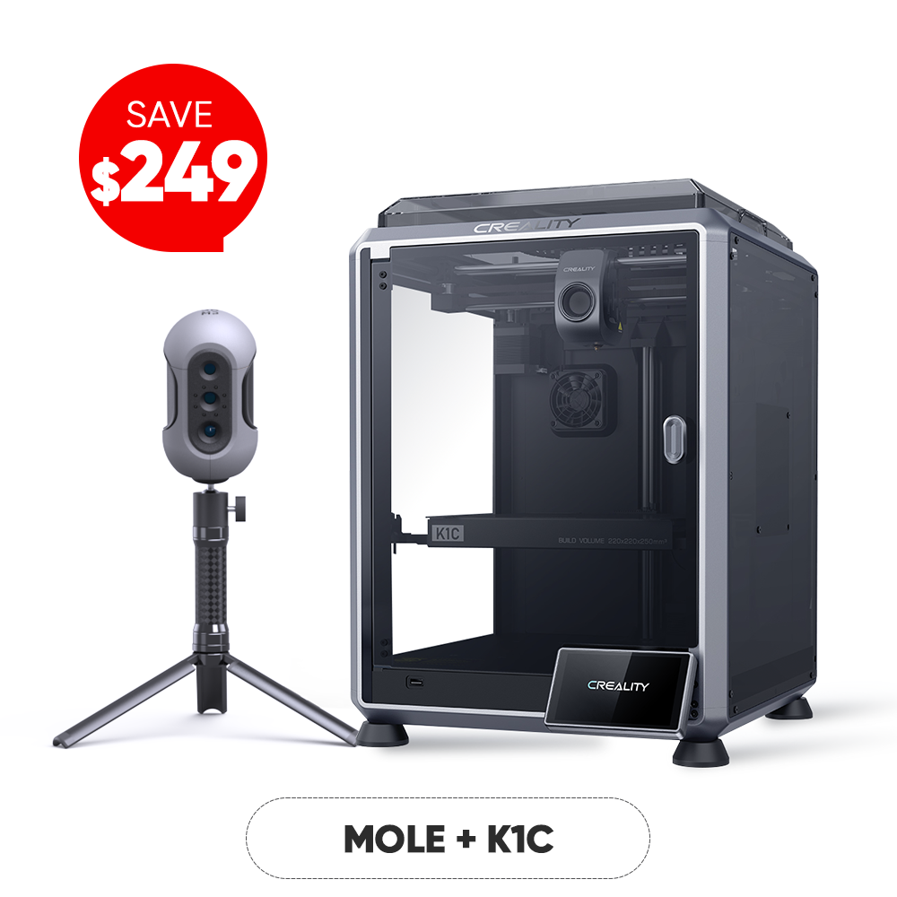Stampante 3D K1C Mole Pacchetto scanner 3D