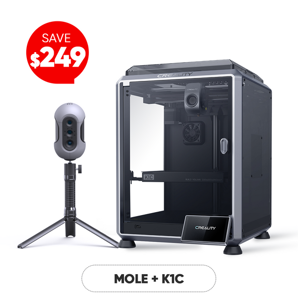 K1C 3D Printer + Mole 3D Scanner Bundle