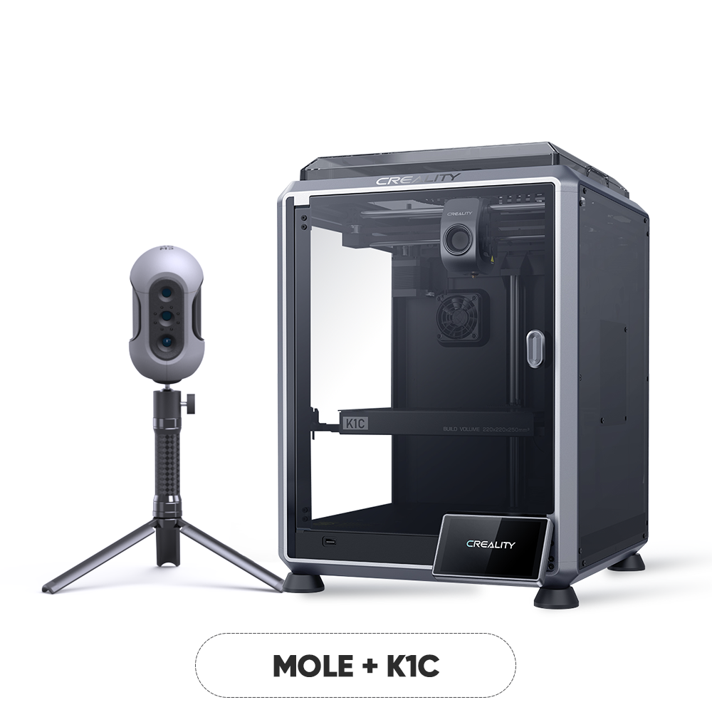 K1C 3D Printer + Mole 3D Scanner Bundle