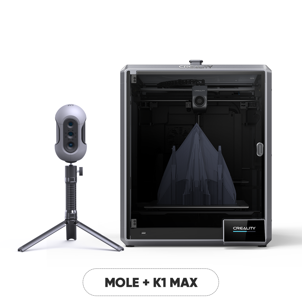 K1 Max 3D Printer + Mole 3D Scanner Bundle