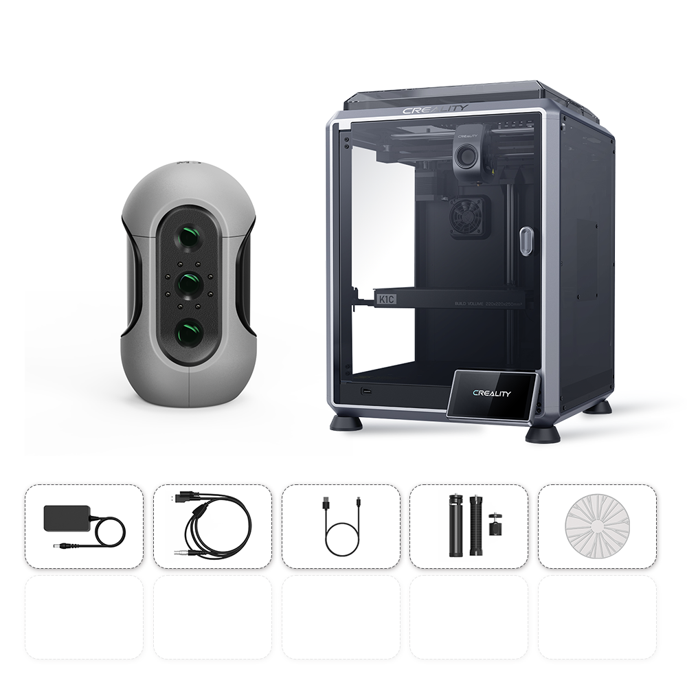 Impresora 3D K1C Mole Paquete de escáner 3D