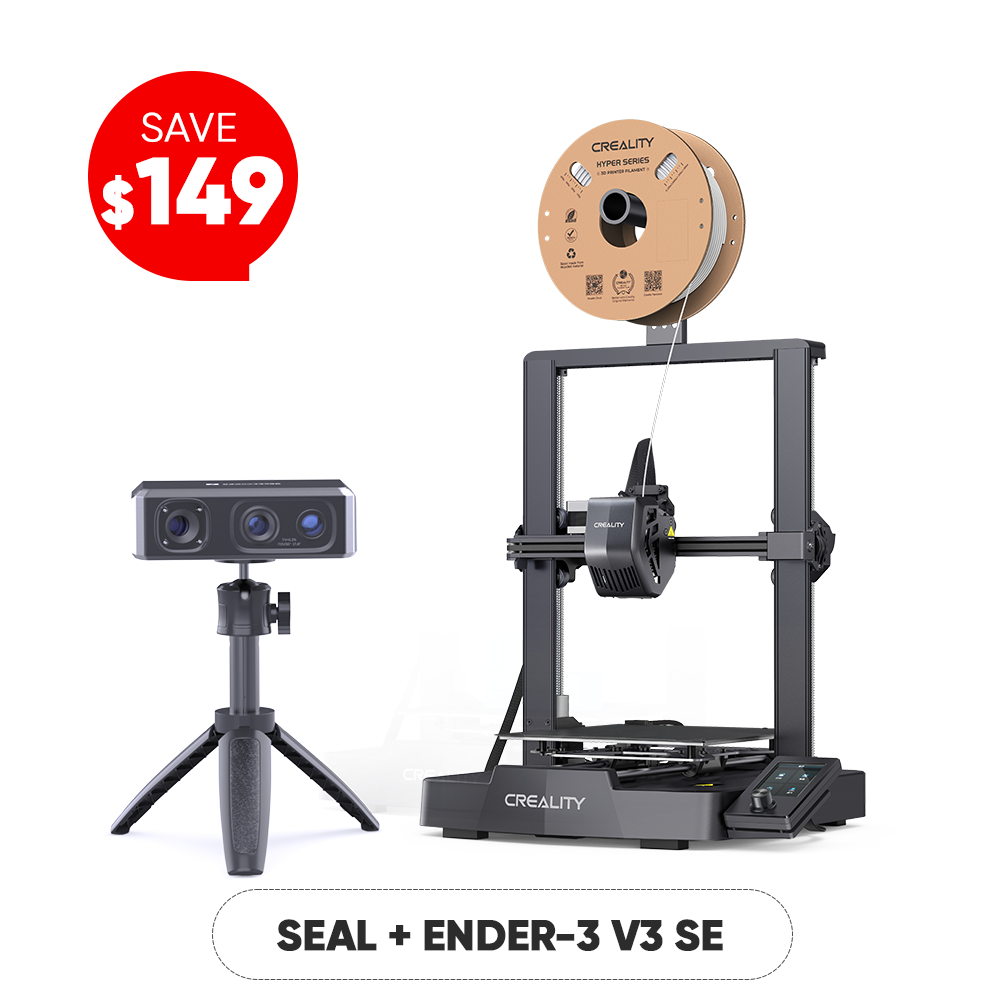Ender-3 V3 SE 3D Printer + Seal Lite / Seal 3D Scanner Bundle