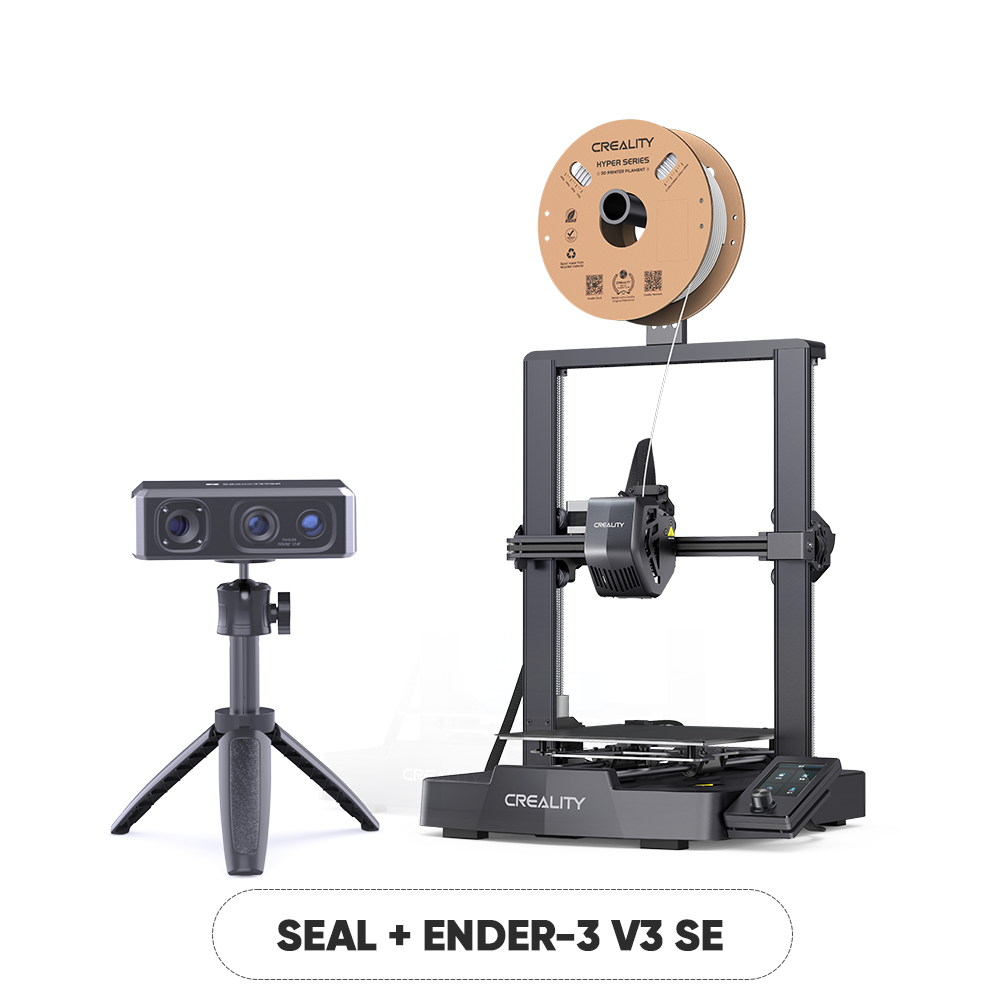 Ender-3 V3 SE 3D Printer + Seal Lite / Seal 3D Scanner Bundle