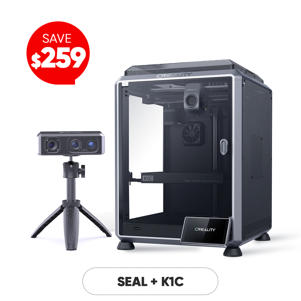 K1C 3D Printer + Seal Lite/ Seal 3D Scanner Bundle