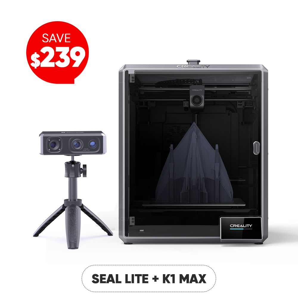 K1 Max 3D Stampante Seal Lite/ Seal 3D Scanner Bundle