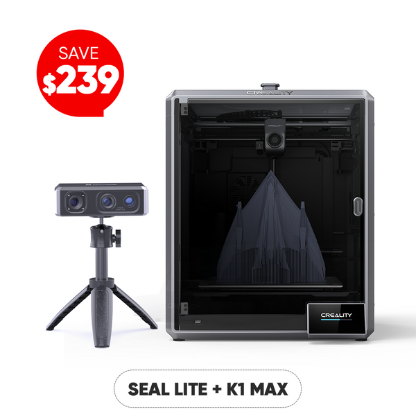 K1 Max 3D Printer + Seal Lite/ Seal 3D Scanner Bundle