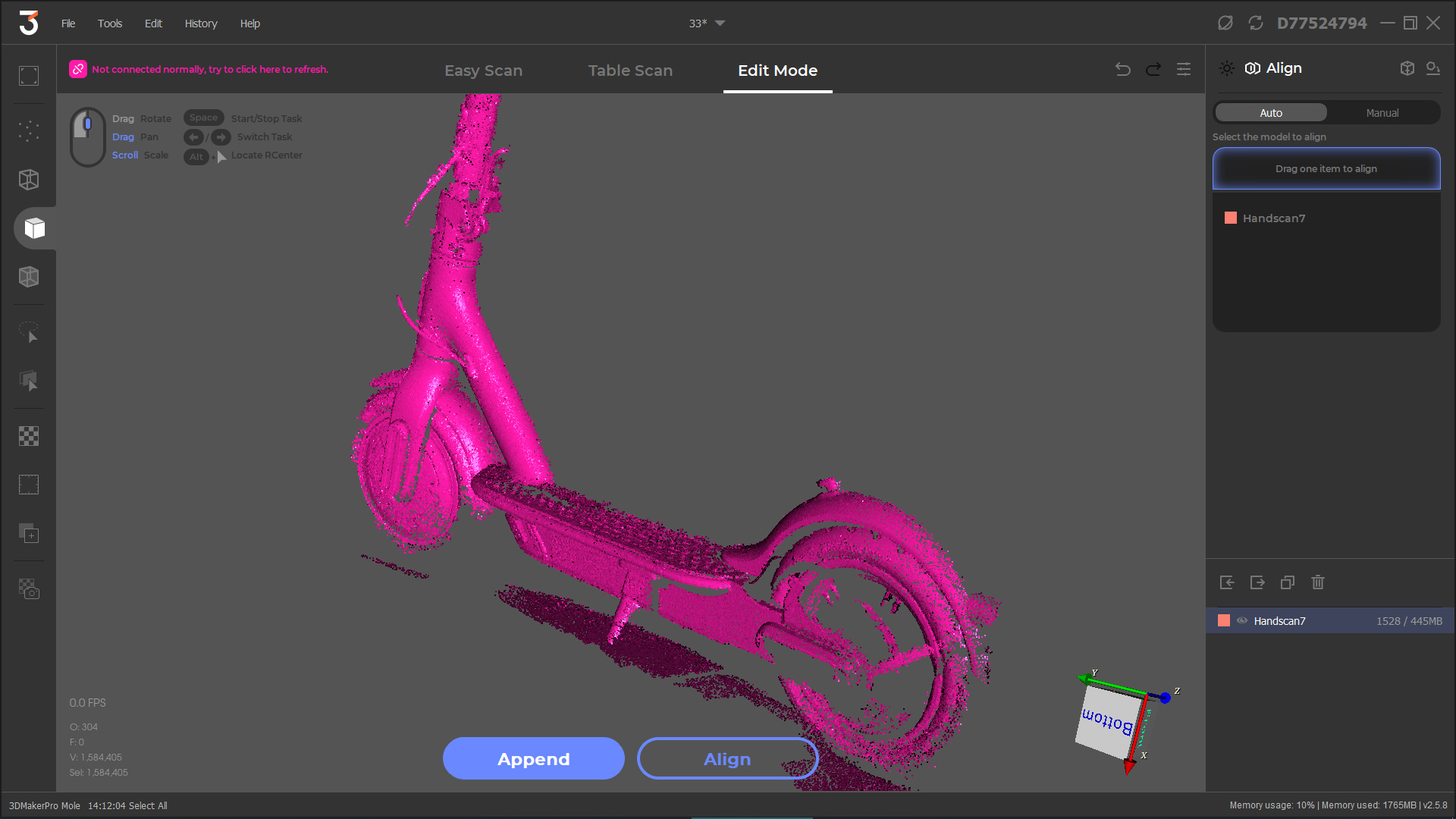 3d scanner model