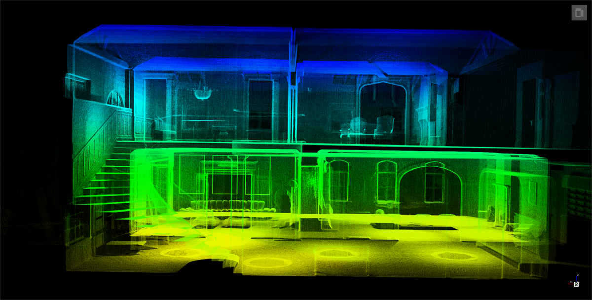 Duplex apartment, Full cutaway