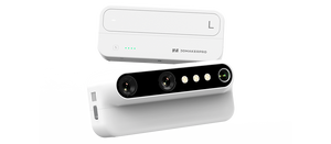3DMakerpro Turtle L-module with battery base: supports flexible connection to either a PC or Control Pad for large scans.